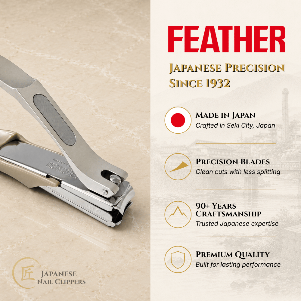 FEATHER Tokusen TN-LH Japanese Nail Clippers