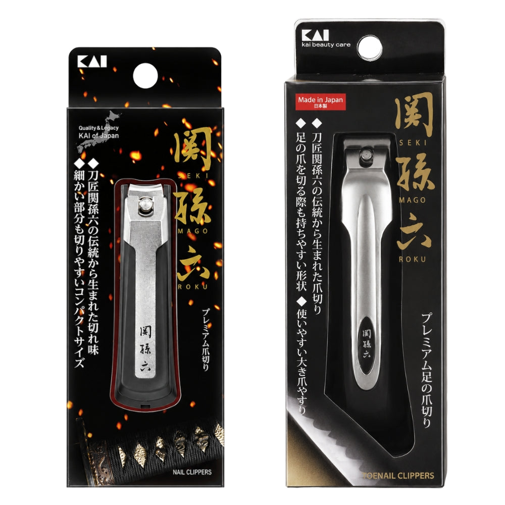 KAI Type 101S & 101L Premium Nail Clipper Set